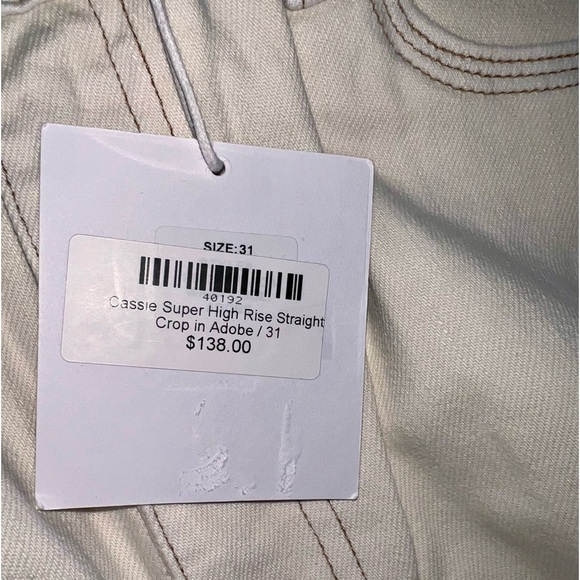 Pistola Cassie Super High Rise Straight Crop in Adobo Size 31 - Picture 12 of 14